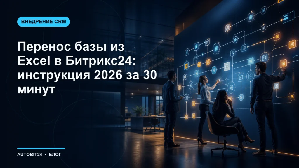 Перенос базы из Excel в Битрикс24: инструкция 2026 за 30 минут