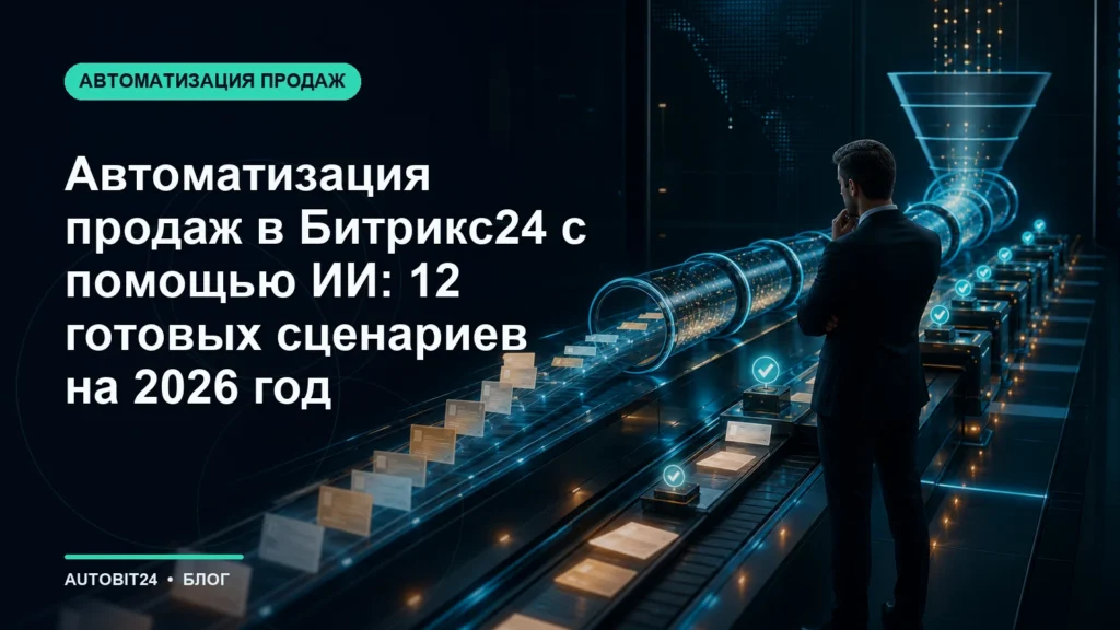 Автоматизация продаж в Битрикс24 с помощью ИИ: 12 готовых сценариев на 2026 год