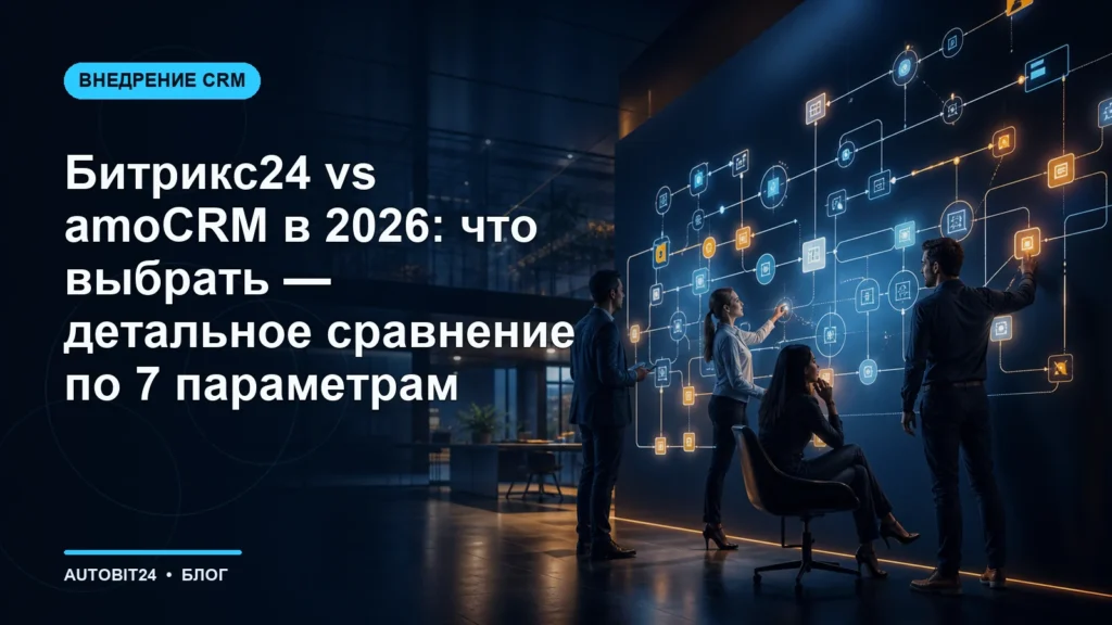 Битрикс24 vs amoCRM в 2026: что выбрать — детальное сравнение по 7 параметрам