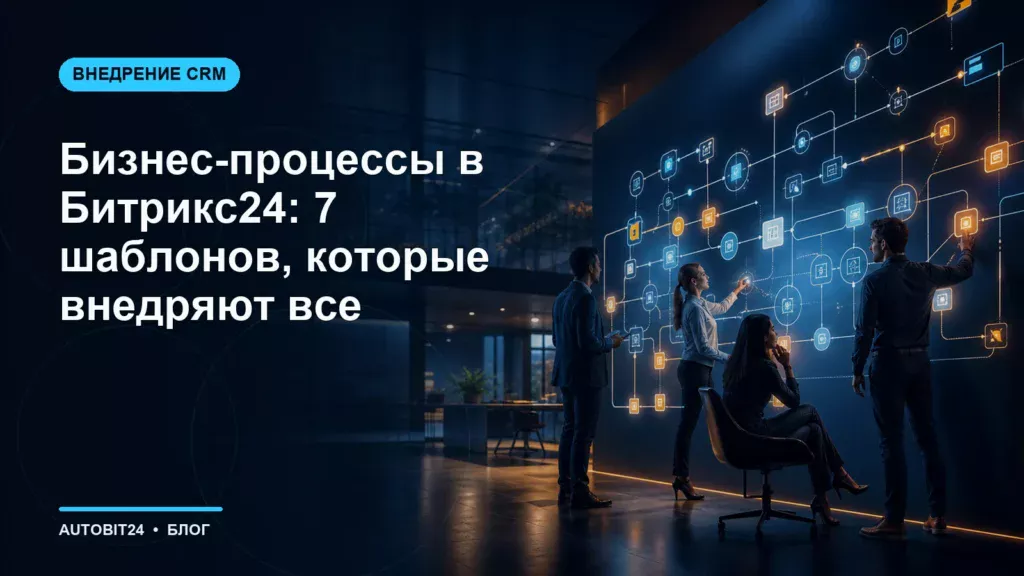 Бизнес-процессы в Битрикс24: 7 шаблонов, которые внедряют все
