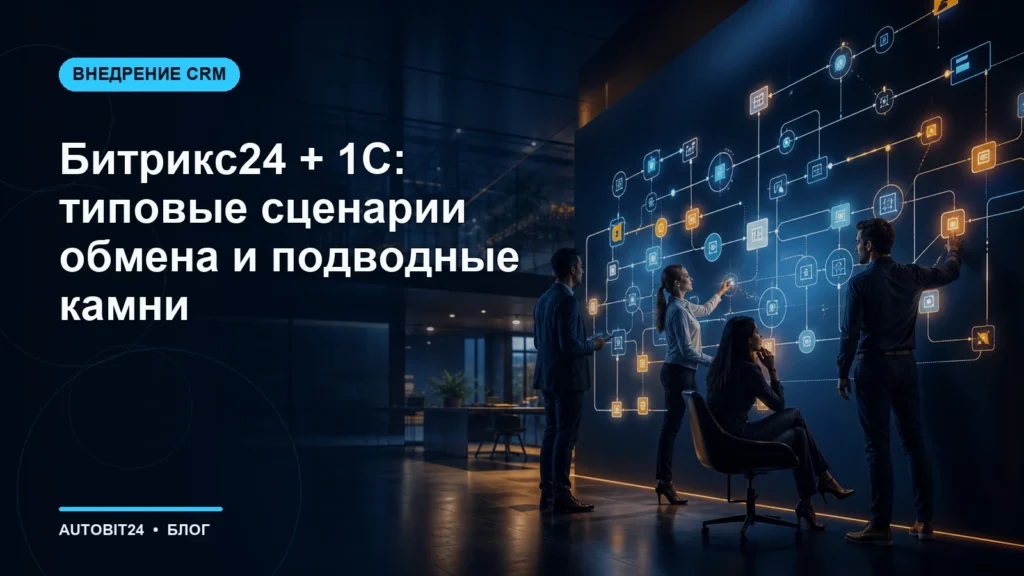 Битрикс24 + 1С: типовые сценарии обмена и подводные камни