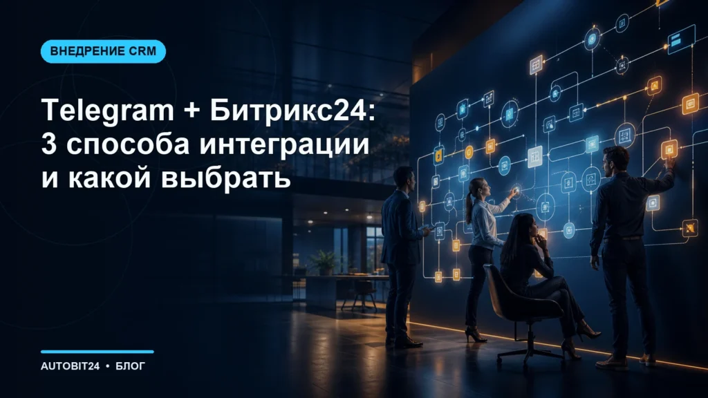 Telegram + Битрикс24: 3 способа интеграции и какой выбрать