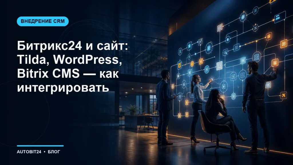 Битрикс24 и сайт: Tilda, WordPress, Bitrix CMS — как интегрировать