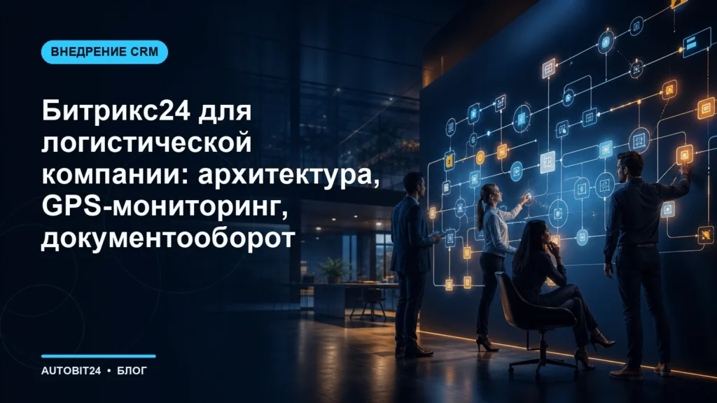 Битрикс24 для логистической компании: архитектура, GPS-мониторинг, документооборот