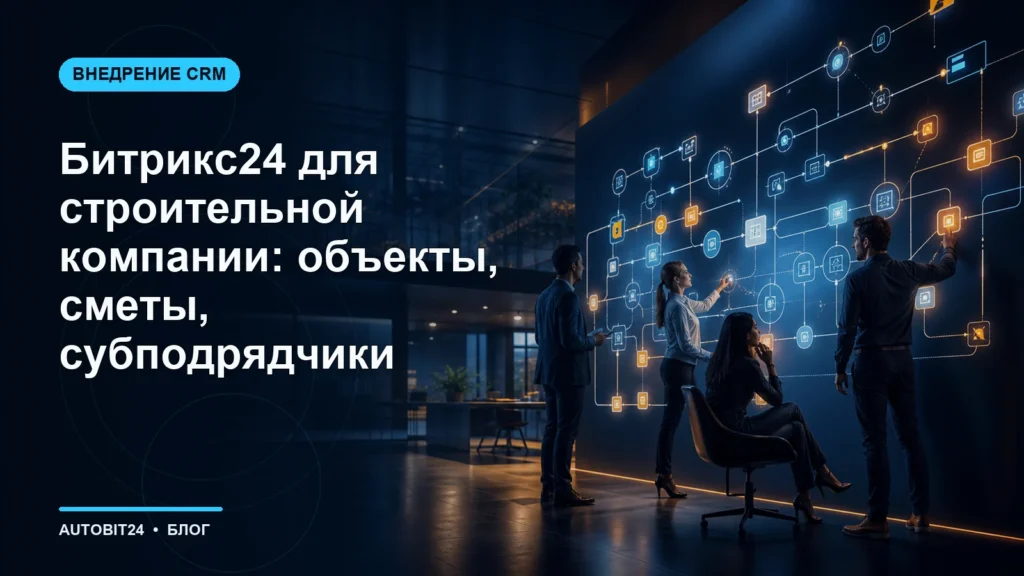 Битрикс24 для строительной компании: объекты, сметы, субподрядчики
