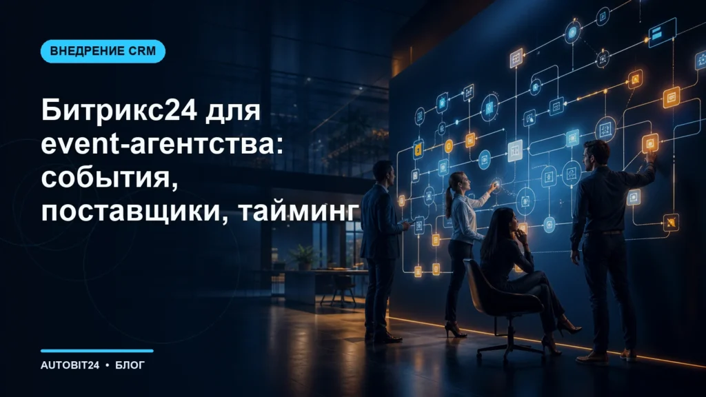 Битрикс24 для event-агентства: события, поставщики, тайминг