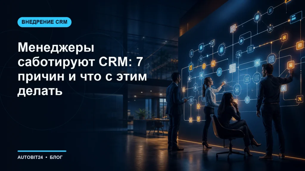 Менеджеры саботируют CRM: 7 причин и что с этим делать