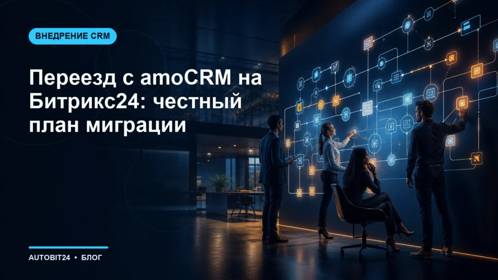 Переезд с amoCRM на Битрикс24: честный план миграции