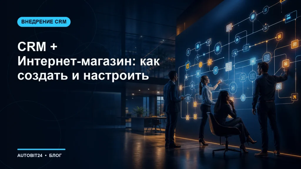 CRM + Интернет-магазин: как создать и настроить