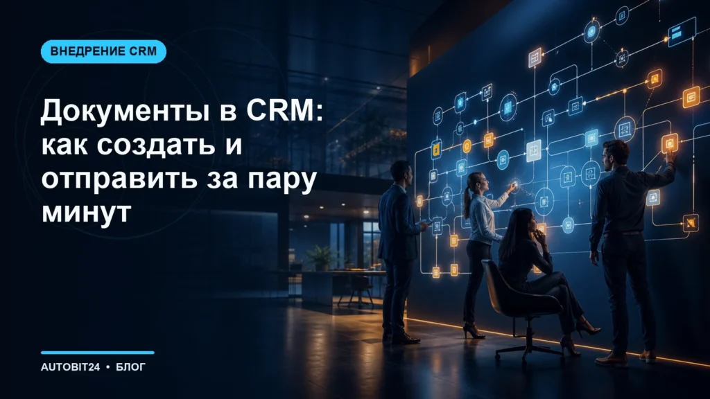 Документы в CRM: как создать и отправить за пару минут