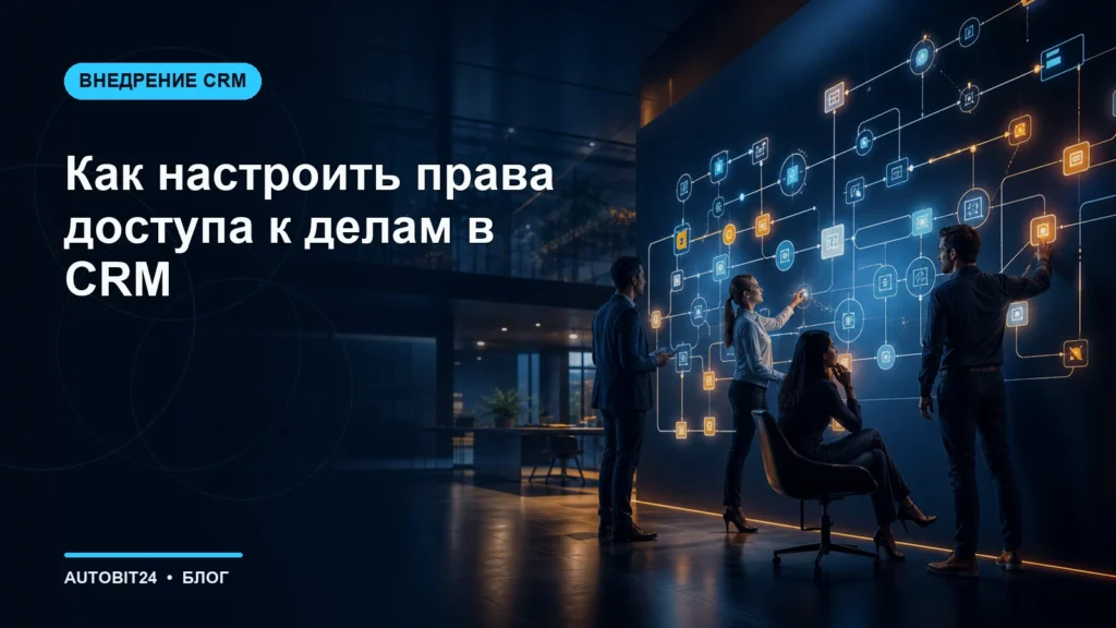 Как настроить права доступа к делам в CRM