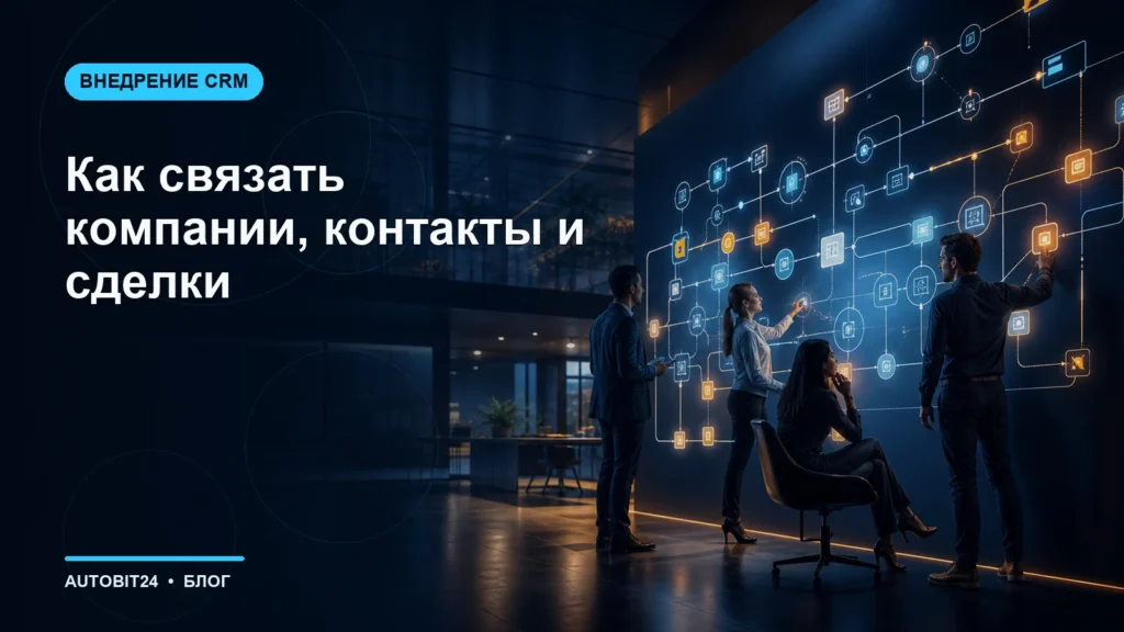 Как связать компании, контакты и сделки