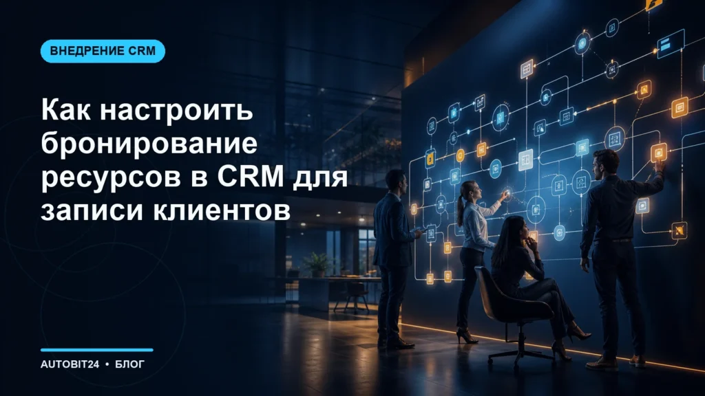 Как настроить бронирование ресурсов в CRM для записи клиентов