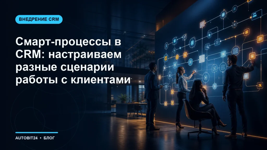 Смарт-процессы в CRM: настраиваем разные сценарии работы с клиентами