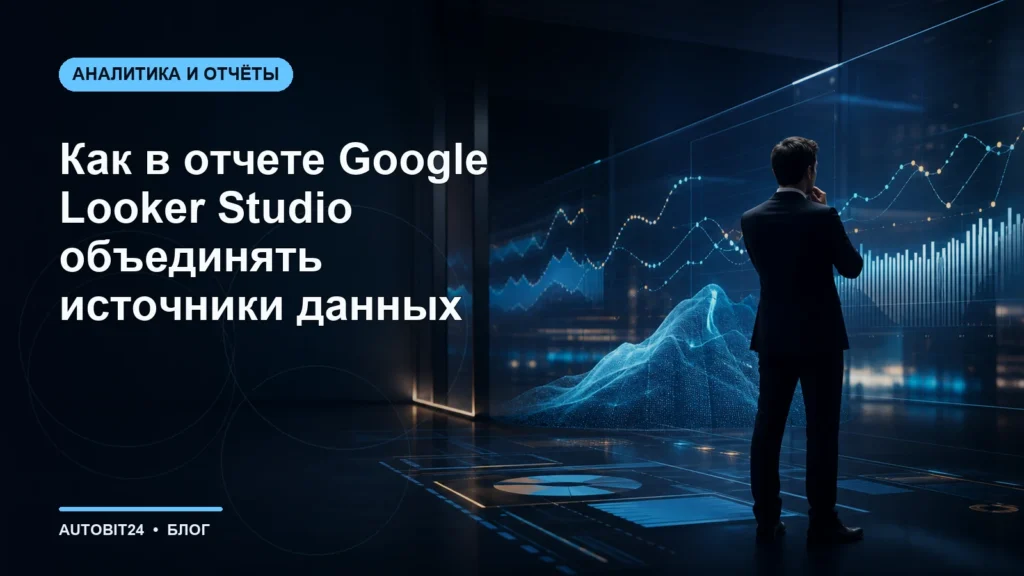 Как в отчете Google Looker Studio объединять источники данных