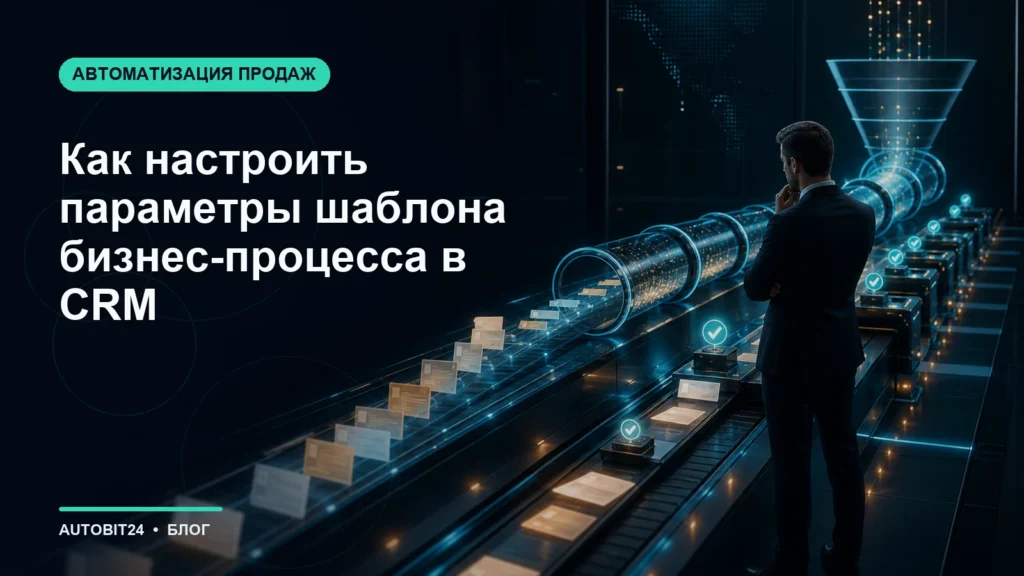Как настроить параметры шаблона бизнес-процесса в CRM