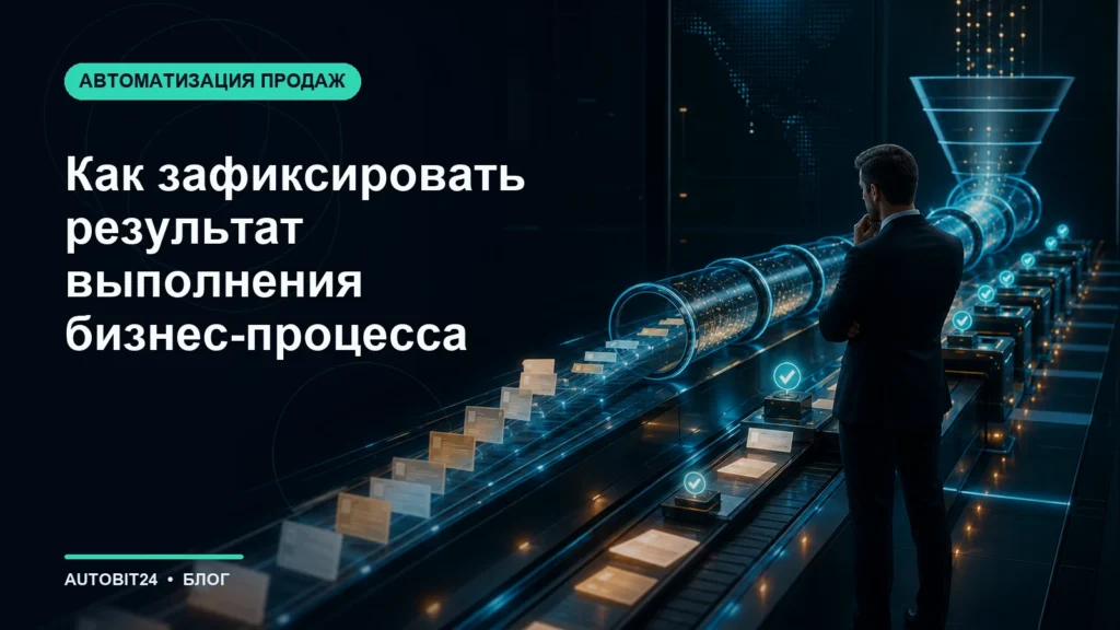 Как зафиксировать результат выполнения бизнес-процесса