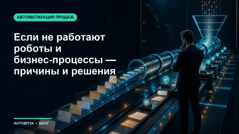 Если не работают роботы и бизнес-процессы — причины и решения