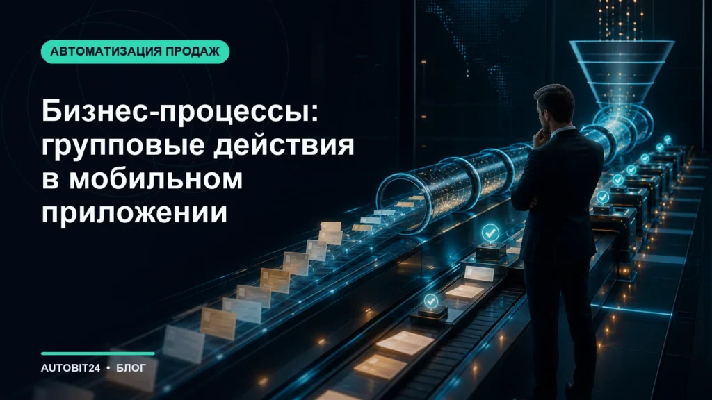 Бизнес-процессы: групповые действия в мобильном приложении