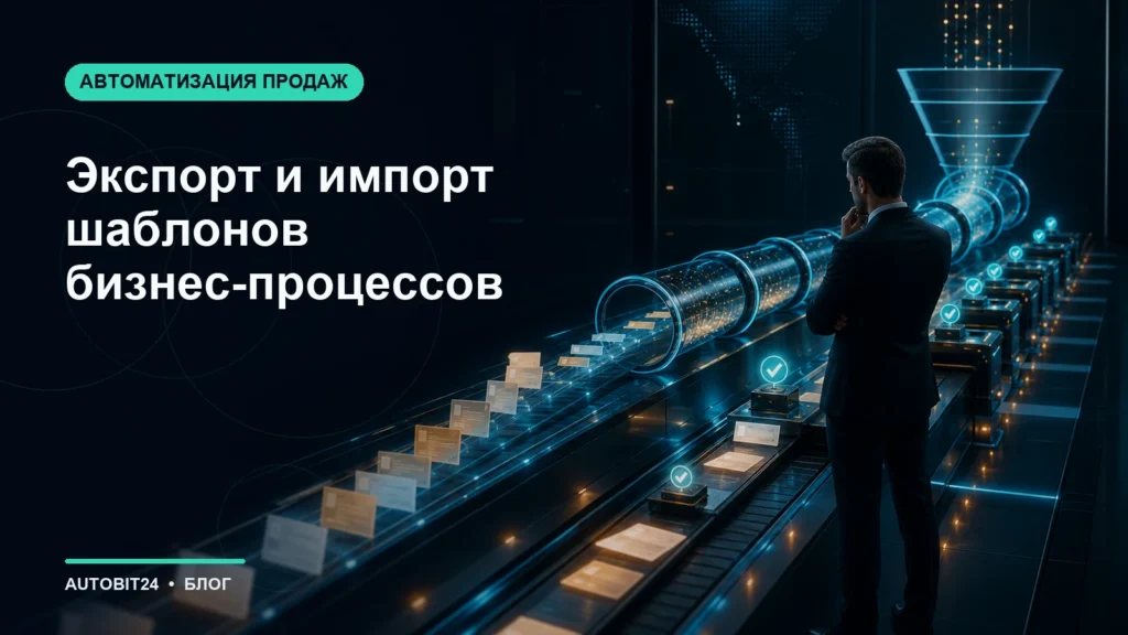 Экспорт и импорт шаблонов бизнес-процессов