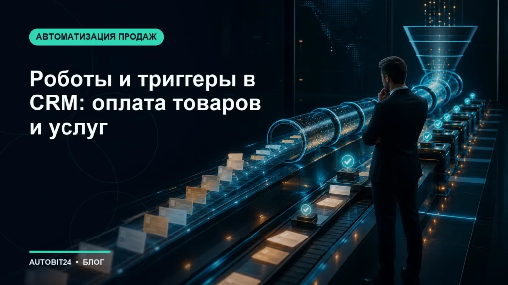 Роботы и триггеры в CRM: оплата товаров и услуг