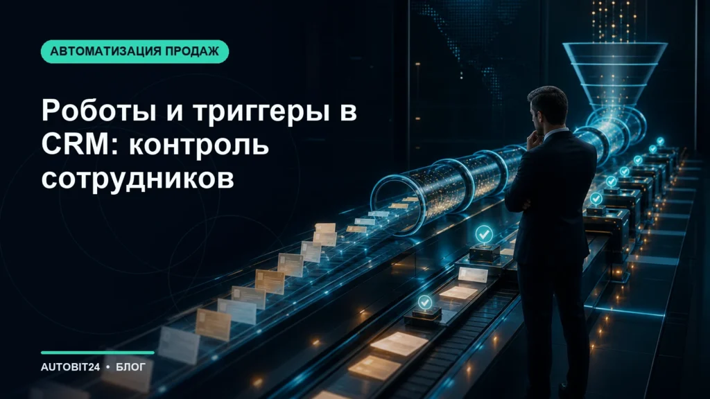 Роботы и триггеры в CRM: контроль сотрудников