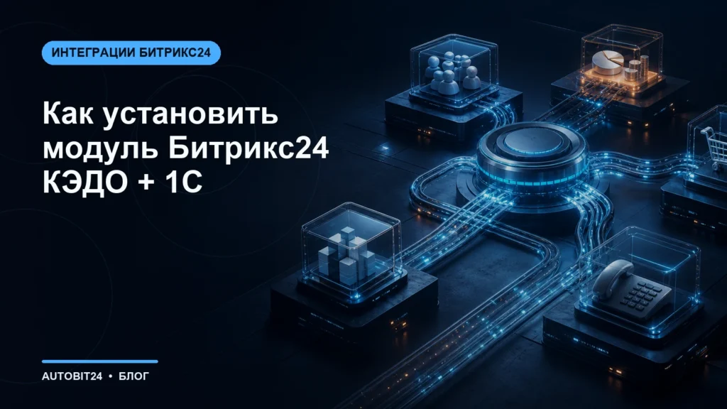 Как установить модуль Битрикс24 КЭДО + 1С