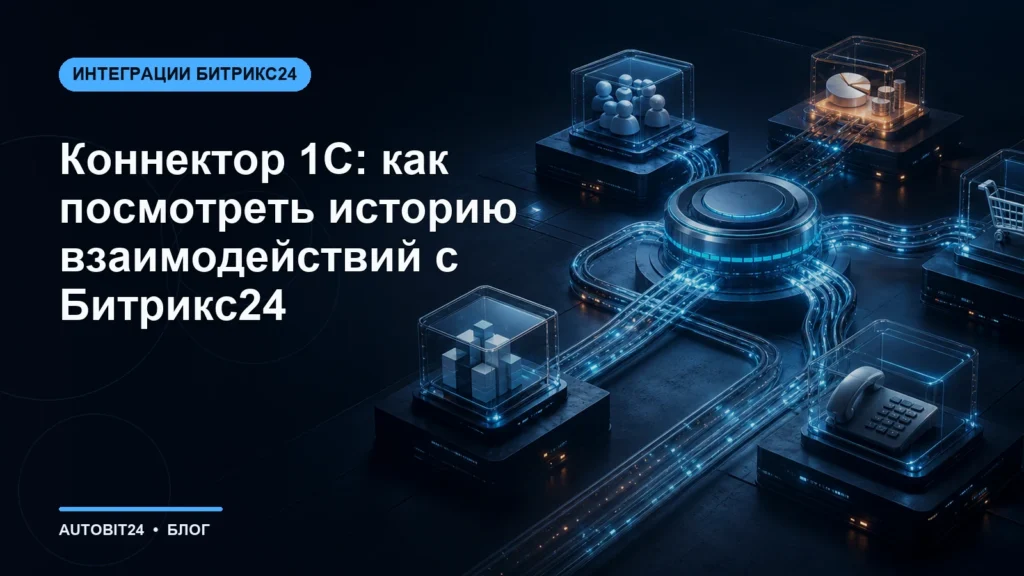 Коннектор 1С: как посмотреть историю взаимодействий с Битрикс24