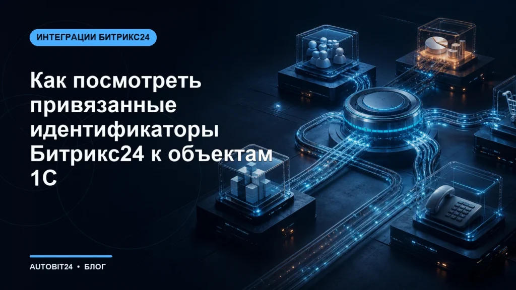 Как посмотреть привязанные идентификаторы Битрикс24 к объектам 1С