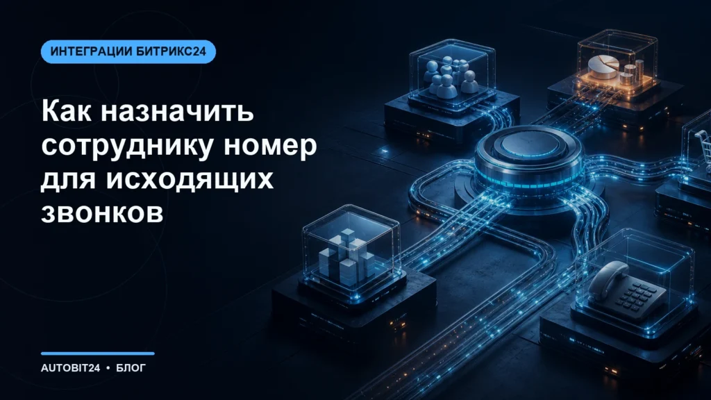Как назначить сотруднику номер для исходящих звонков