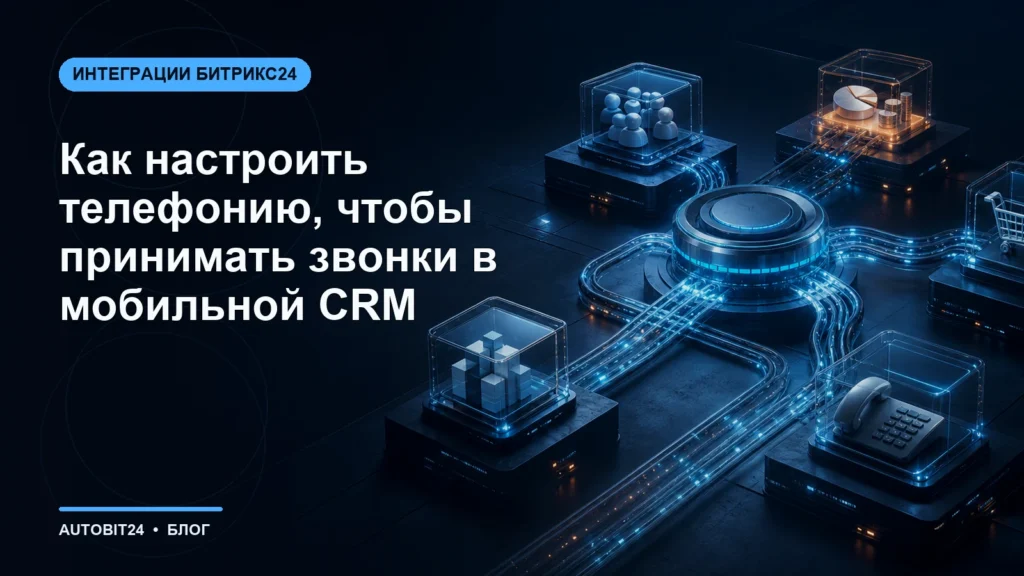 Как настроить телефонию, чтобы принимать звонки в мобильной CRM