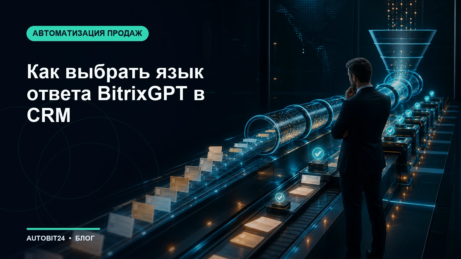 Как выбрать язык ответа BitrixGPT в CRM