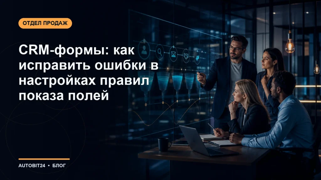 CRM-формы: как исправить ошибки в настройках правил показа полей
