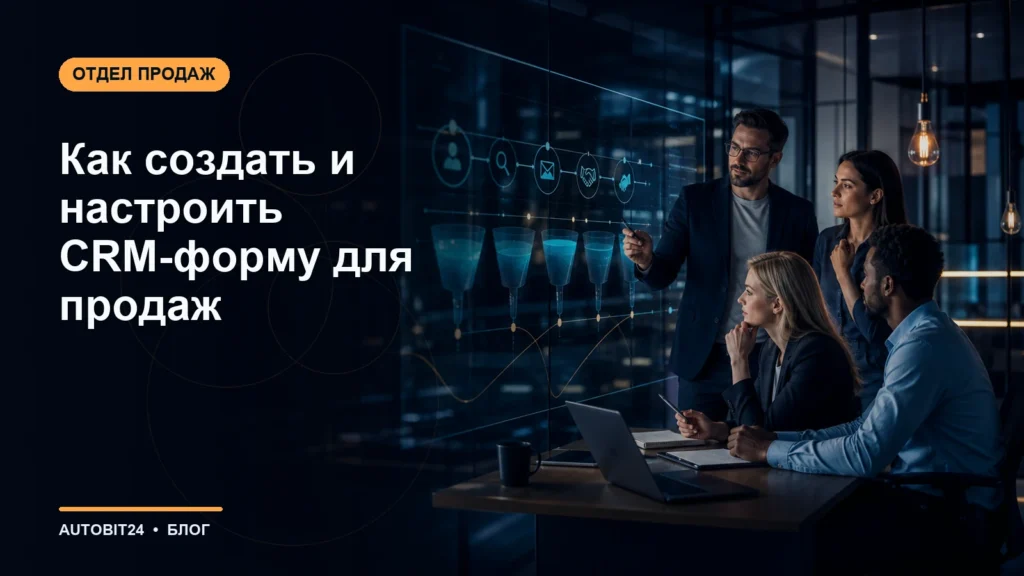 Как создать и настроить CRM-форму для продаж