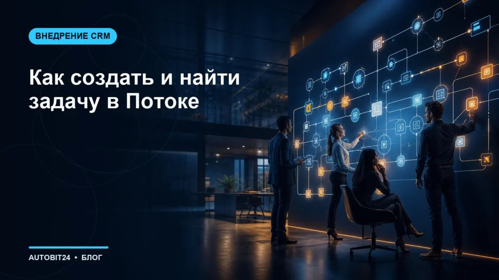 Как создать и найти задачу в Потоке