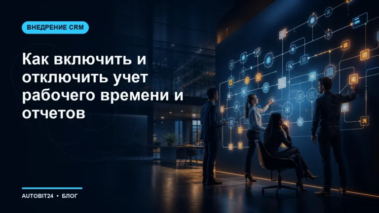 Как включить и отключить учет рабочего времени и отчетов