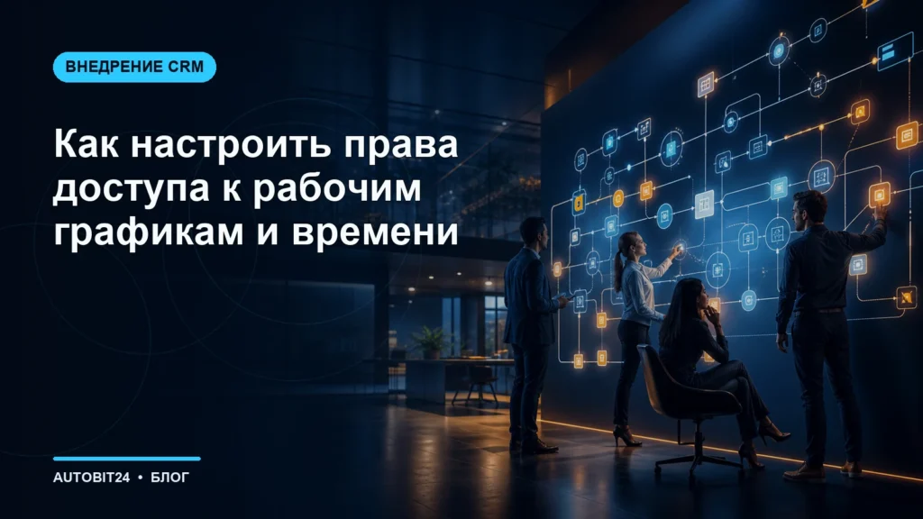 Как настроить права доступа к рабочим графикам и времени
