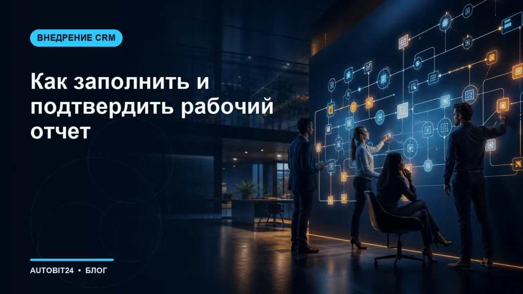 Как заполнить и подтвердить рабочий отчет