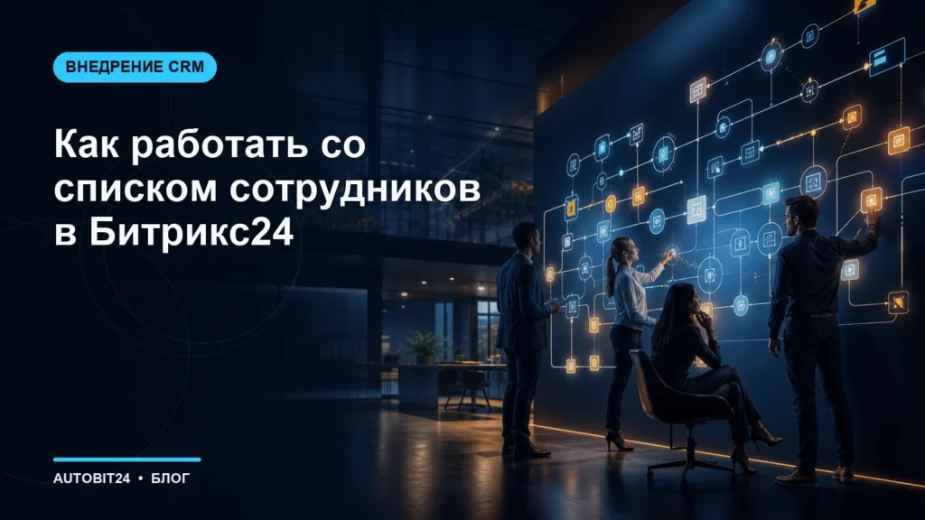 Как работать со списком сотрудников в Битрикс24