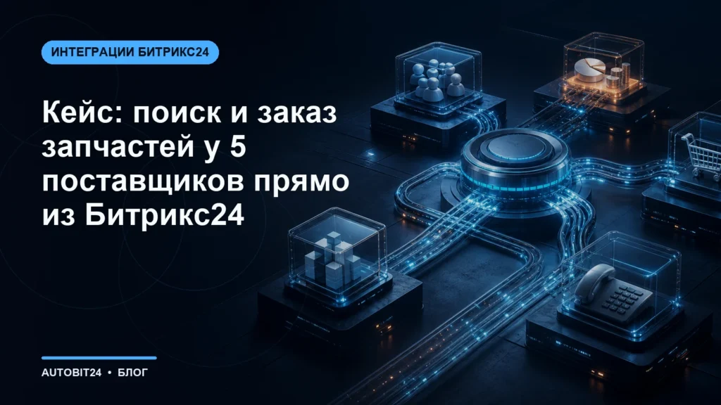 Кейс: поиск и заказ запчастей у 5 поставщиков прямо из Битрикс24