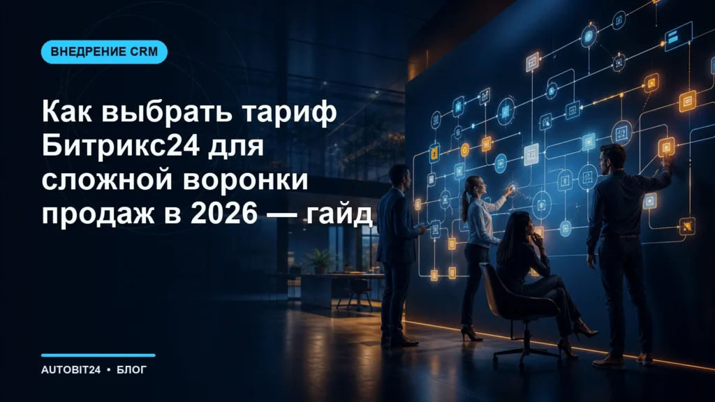 Как выбрать тариф Битрикс24 для сложной воронки продаж в 2026 — гайд