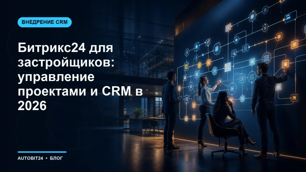 Битрикс24 для застройщиков: управление проектами и CRM в 2026