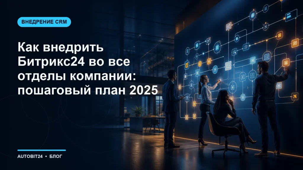 Как внедрить Битрикс24 во все отделы компании: пошаговый план 2025
