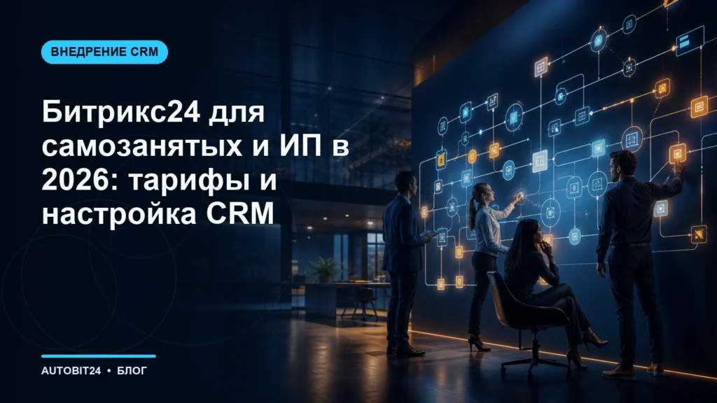 Битрикс24 для самозанятых и ИП в 2026: тарифы и настройка CRM