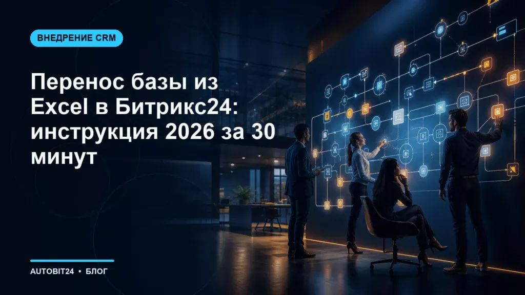 Перенос базы из Excel в Битрикс24: инструкция 2026 за 30 минут
