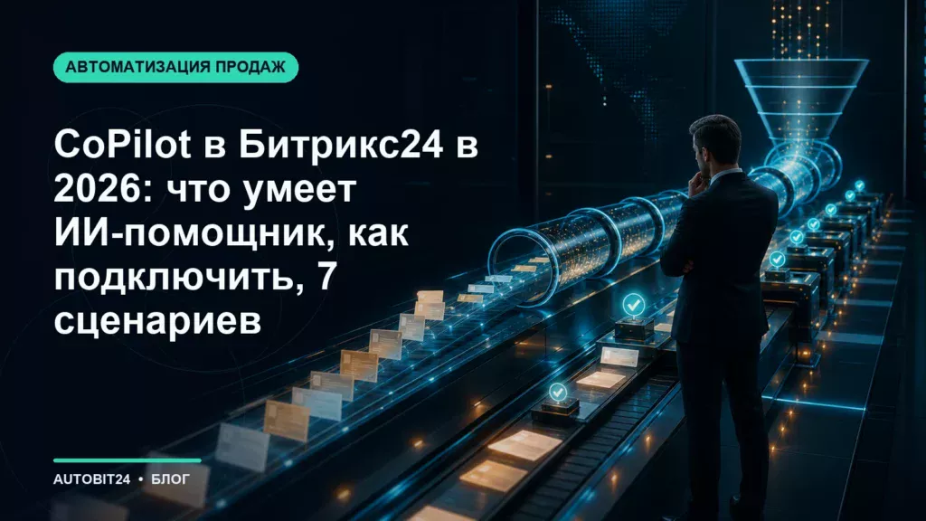 CoPilot в Битрикс24 в 2026: что умеет ИИ-помощник, как подключить, 7 сценариев