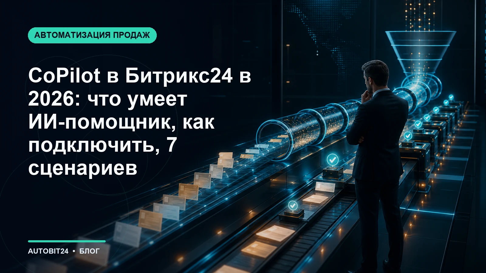 CoPilot в Битрикс24 в 2026: что умеет ИИ-помощник, как подключить, 7 сценариев