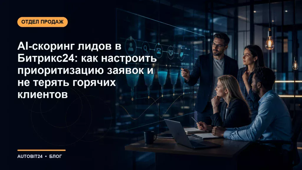 AI-скоринг лидов в Битрикс24: как настроить приоритизацию заявок и не терять горячих клиентов