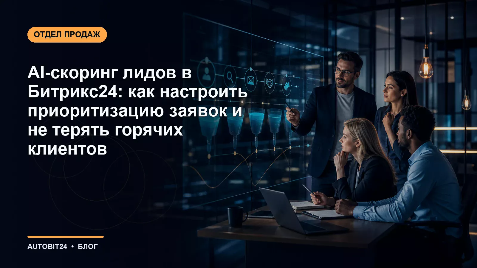 AI-скоринг лидов в Битрикс24: как настроить приоритизацию заявок и не терять горячих клиентов
