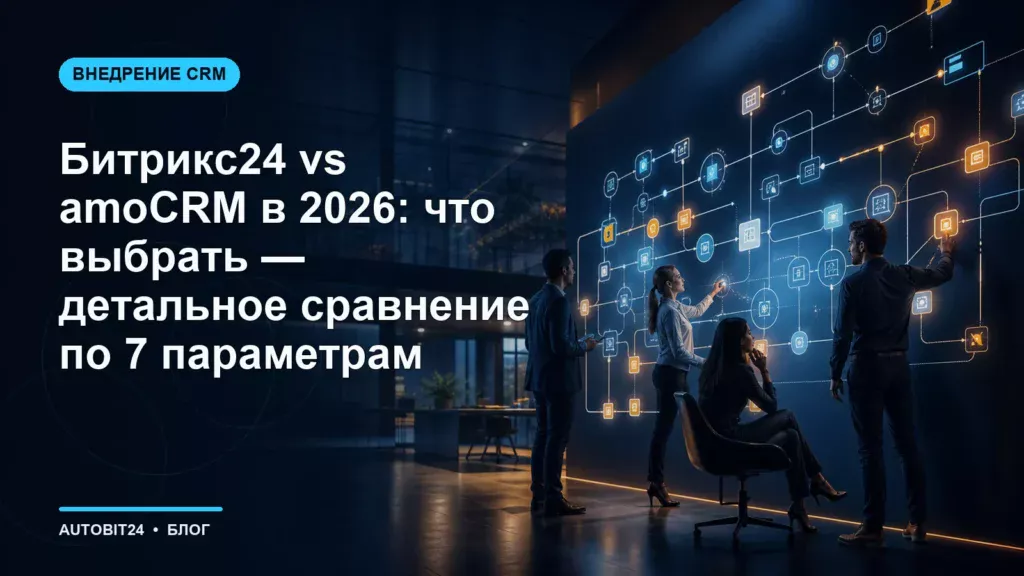 Битрикс24 vs amoCRM в 2026: что выбрать — детальное сравнение по 7 параметрам